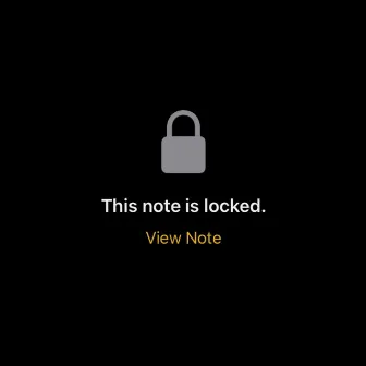 This note is locked. by Kaliyah Garania