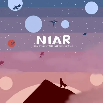 Planeta Con Tres Soles y Cinco Lunas by niar