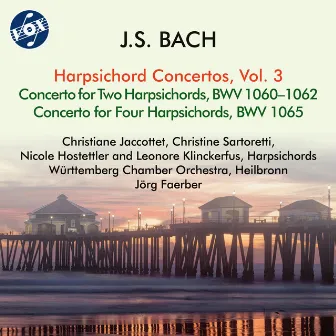 J.S. Bach: Harpsichord Concertos, Vol. 3 by Christine Sartoretti