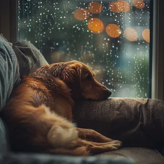 Confort Con Truenos Binaurales: Sonidos De Lluvia Para Perros by Ejemplo de biblioteca de lluvia