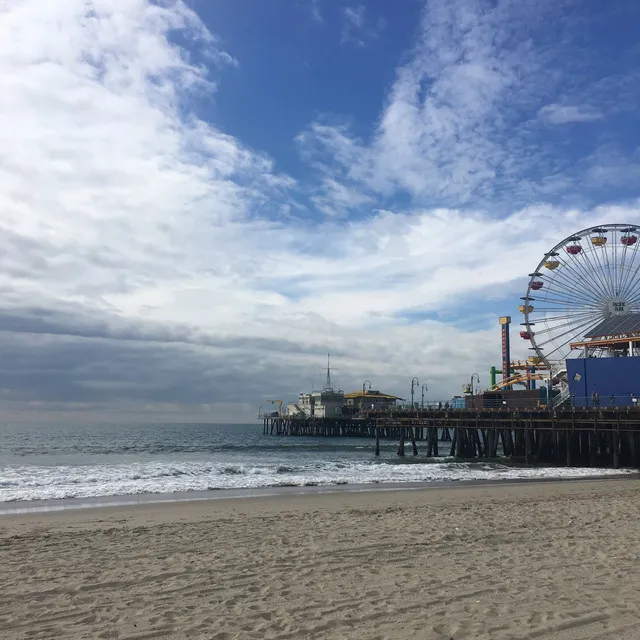 Distant Beach Waves or Distant Car Sounds at the California Beach