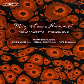 Mozart: 7 Piano Concertos - Symphony No. 40 arranged by Johann Nepomuk Hummel by Henrik Wiese