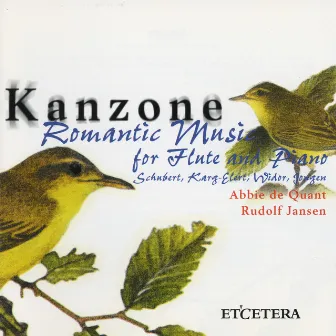 Kanzone, romantic music for flute and piano, Schubert, Karg Elert, Widor, Jongen by Abbie de Quant