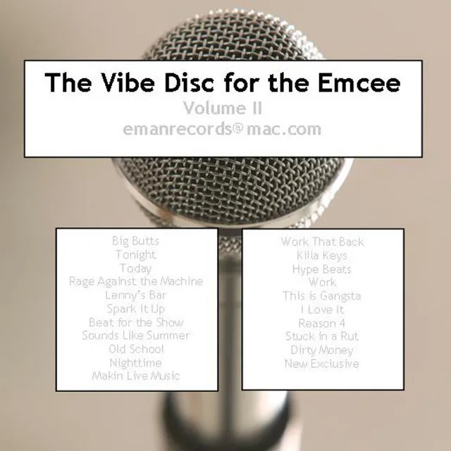 The Vibe Disc For The Emcee Vol. II