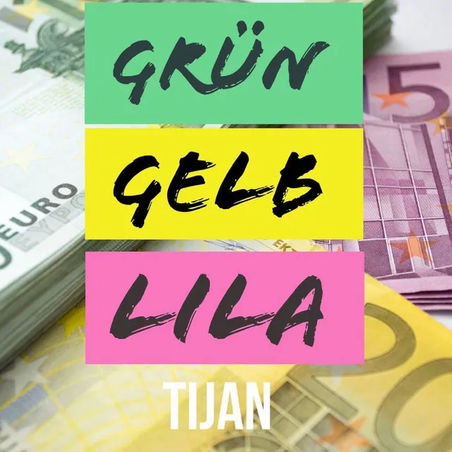 Grün Gelb Lila