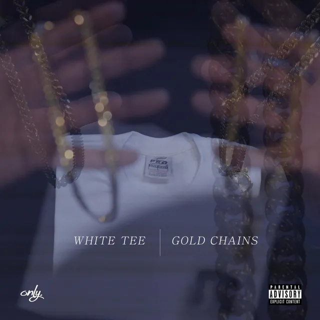 White Tee, Gold Chains