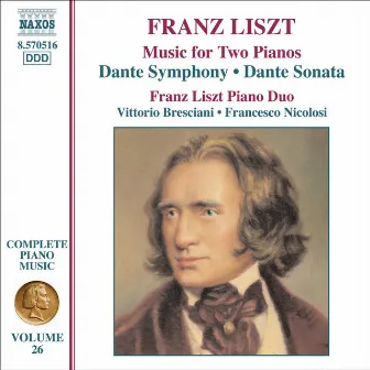 Liszt Complete Piano Music, Vol. 26: Dante Symphony & Dante Sonata (Arr. for 2 Pianos) by Gabriella Thész