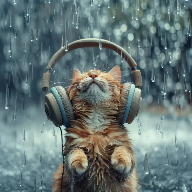 Purring Rain: Cats Calm Sounds