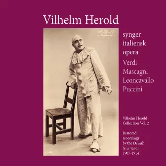 Vilhelm Herold synger italiensk opera by Det Kongelige Kapel