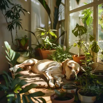 Woofs Melódicos: Tonos Ambientales Para Calmar Perros by Música fácil de domingo por la mañana