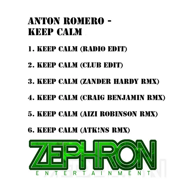 Keep Calm - Radio Edit