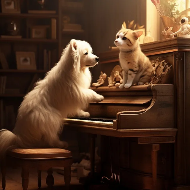 Piano Music: Playful Companion Pets