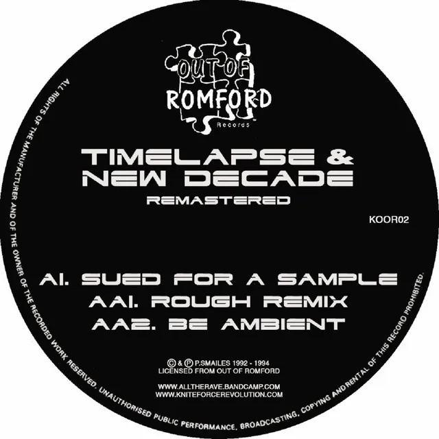 Sued For A Sample EP - Remastered