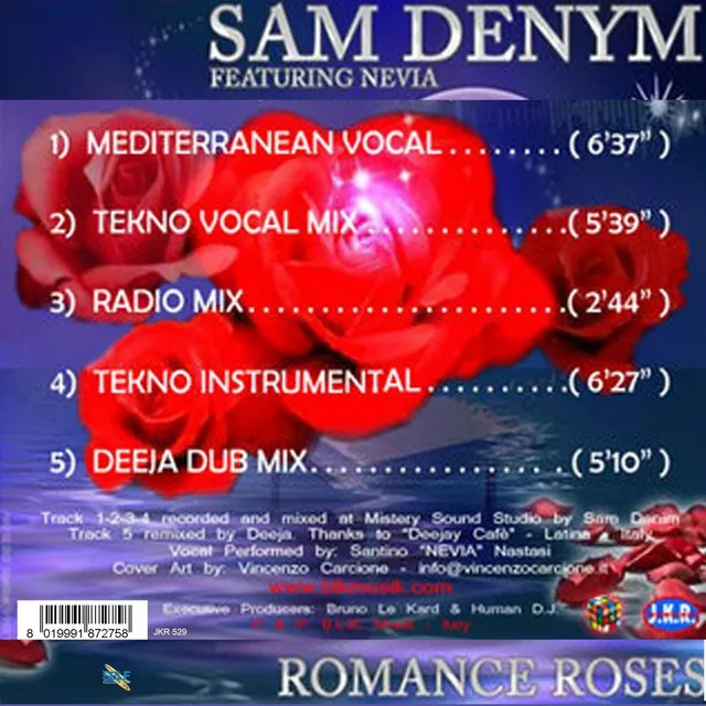 Romance Roses - Tekno Instrumental Version