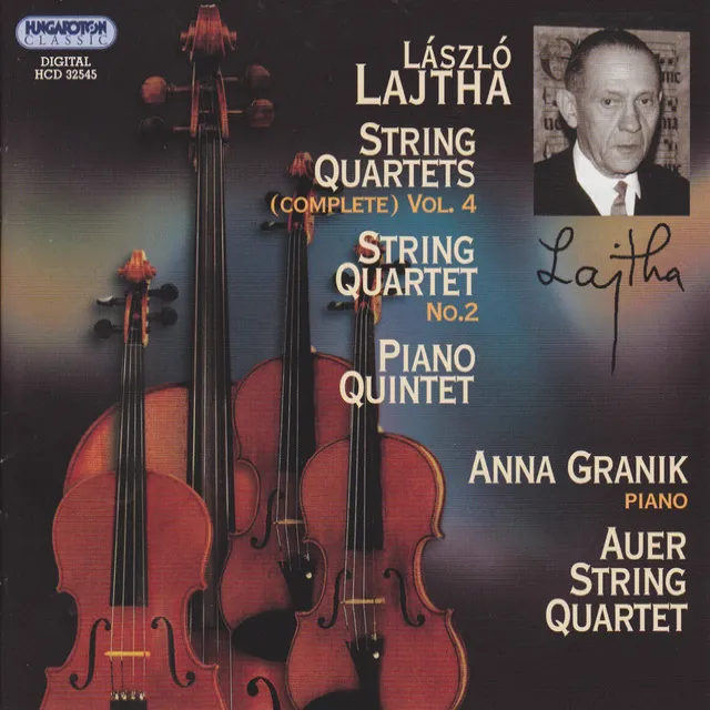 Lajtha: Complete String Quartets, Vol. 4