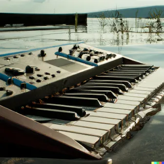 Old Synths in a Lake by Oli Freke