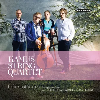 Different Voices: String Quartets Sibelius, Kaipainen & Tiensuu by Kamus Quartet