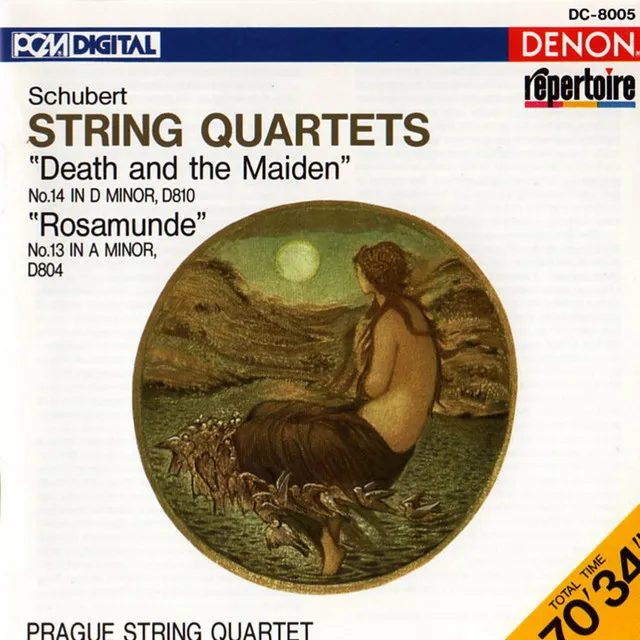 String Quartet No. 13 In A Minor, Op. 29, D. 804: "Rosamunde": III. Menuett - Allegretto