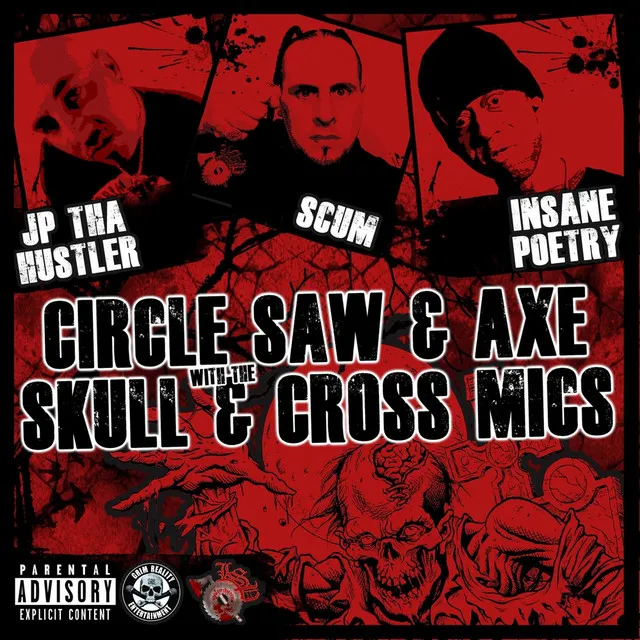 Circle Saw & Axe / Skull & Cross Mics