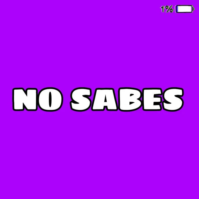 NO SABES