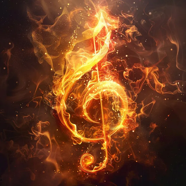 Fire Dance: Rhythmic Music Blaze