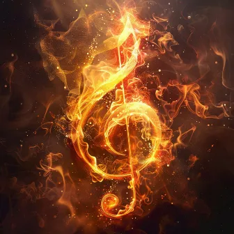 Fire Dance: Rhythmic Music Blaze by Warm Crackle