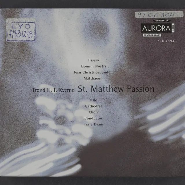 St. Matthew Passion, Pt. 1: I.