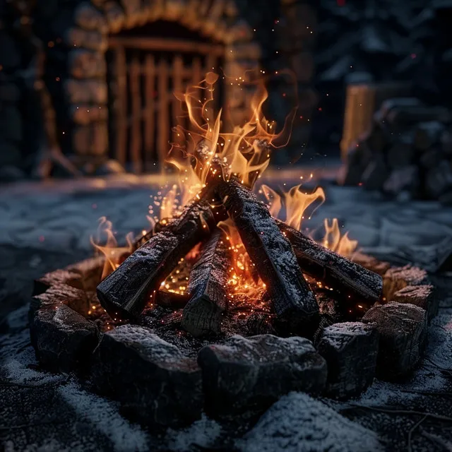 Warm Meditation by the Fire