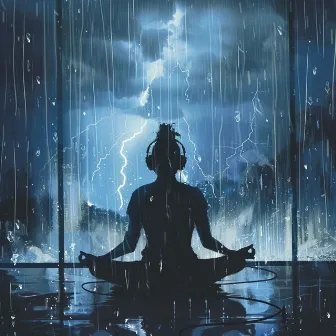 Relaxation in Thunder's Arms: Gentle Storm Music by Healing Solfeggio Frequencies