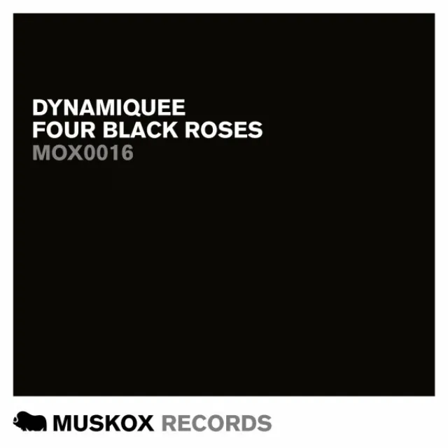 Four Black Roses