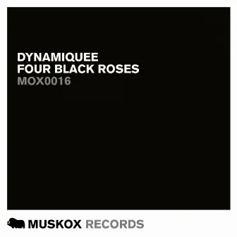 Four Black Roses by Dynamiquee