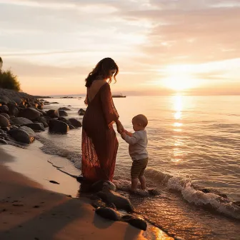 Canciones De Cuna Binaurales Del Agua: Melodías Suaves Para El Sueño Del Bebé by Mujer Térmica