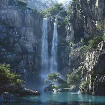 Peaceful Waterfall Sounds: Meditation and Focus by Soothing Waterfalls