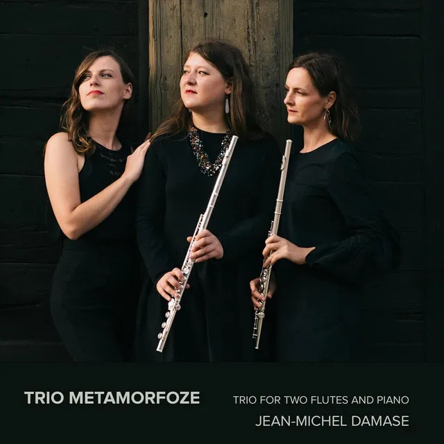 Jean-Michel Damase: Trio for Two Flutes and Piano