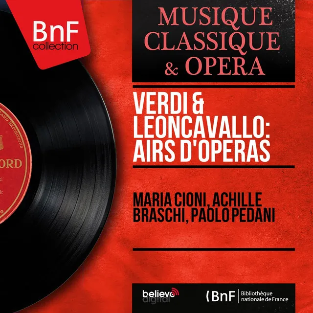 Verdi & Leoncavallo: Airs d'opéras (Mono Version)