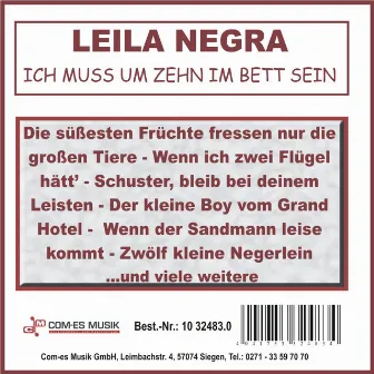 Ich muss um zehn im Bett sein by Leila Negra