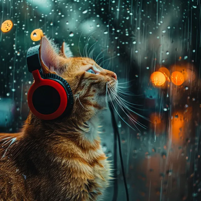 Binaural Rain for Cats: Quiet Melodies