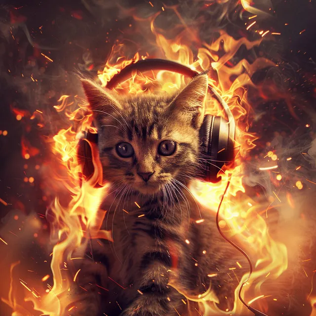 Feline Fire: Calming Music for Cats