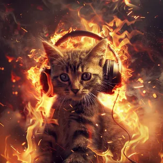 Feline Fire: Calming Music for Cats by Besina