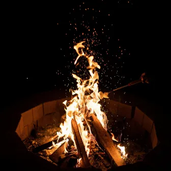 Peaceful Fireplace At Night by The Sound of Danish Nature