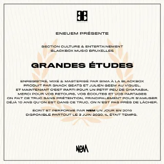 Grandes études by NEM