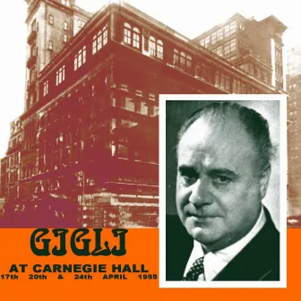 Gigli At Carnegie Hall by Manlio Di Veroli