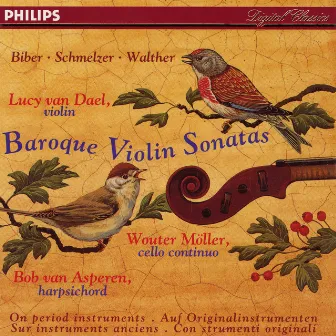 Baroque Violin Sonatas: Biber, Schmelzer & Walther by Johann Jakob Walther