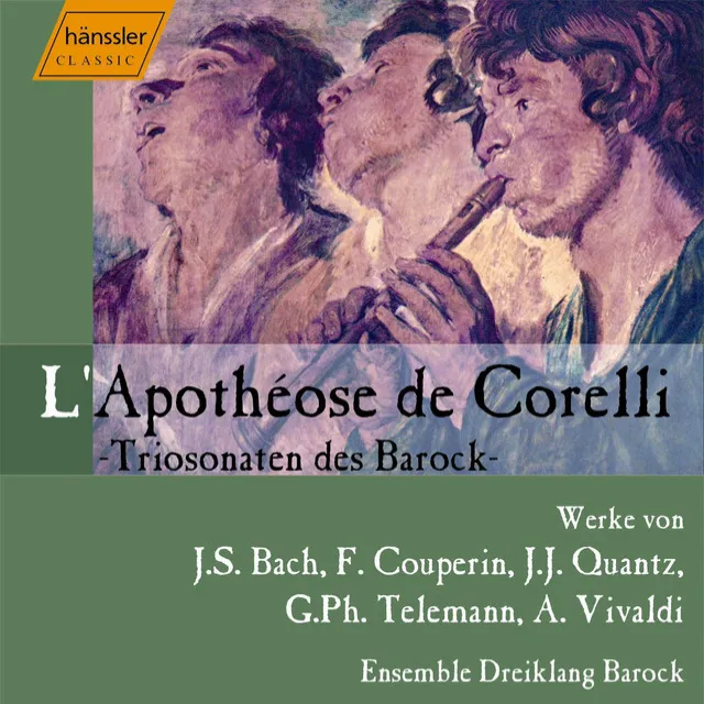 Le Parnasse, ou L'Apotheose de Corelli: V. Corelli, apres son Entouziasme, s'endort; et sa Troupe joue le Sommeil suivant