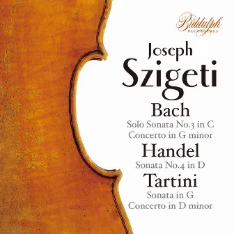 J.S. Bach, Handel & Tartini: Violin Sonatas & Concertos by Carlo Bussotti