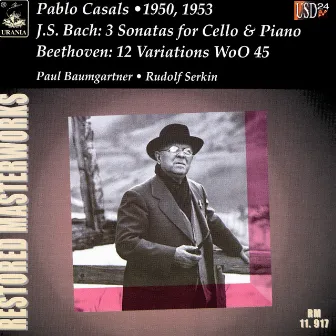 Bach: 3 Cello Sonatas & Beethoven: 12 Variations, WoO 45 by Paul Baumgartner