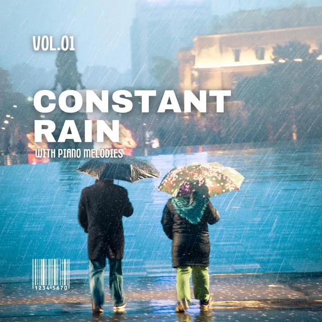 Constant Rain with Piano Melodies