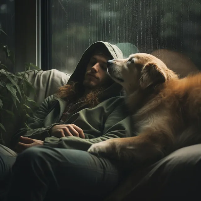 Serenata De Lluvia Para Los Perros: Sonidos De Lluvia Serena Para Perros Calmos