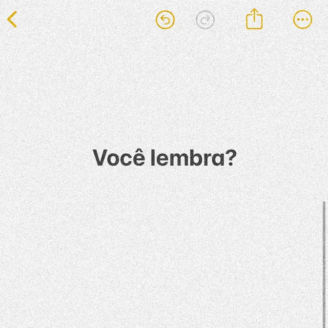 Você lembra?