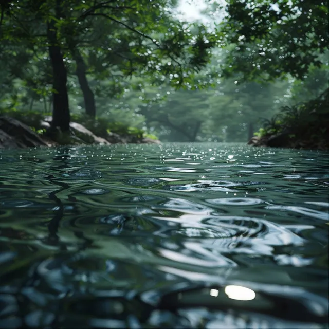 Peaceful Dog Pond Vibes